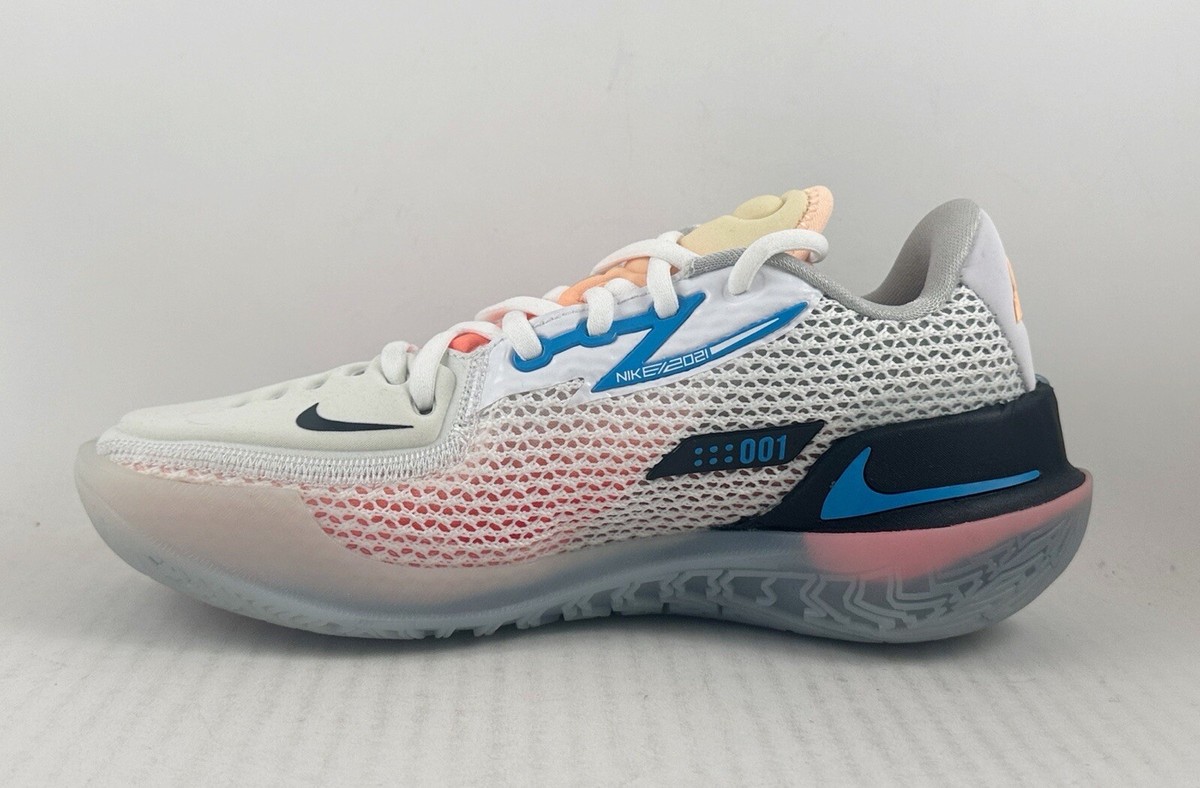 Nike Air Zoom GT Cut White Black Laser Blue Men's Size 3.5