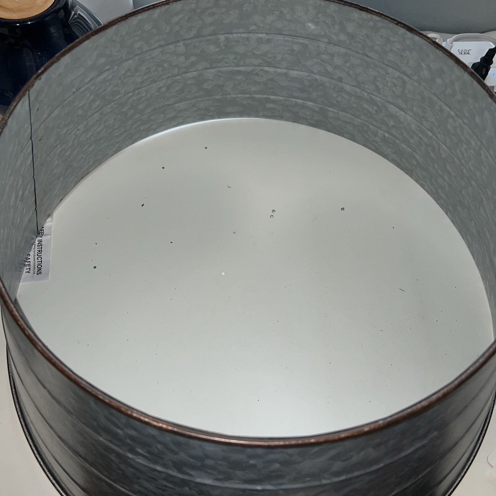 Glitzhome 22"D Galvanized Metal Tree Collar, NWT