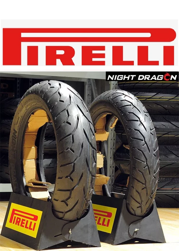 PIRELLI NIGHT DRAGON 130/80-17 & 180/65-16 FRONT/REAR TIRE SET HARLEY TOURING - Image 4 of 4