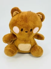 Claire’s Teddy Bear Plush Coin Purse Keychain Bag Clip 5”