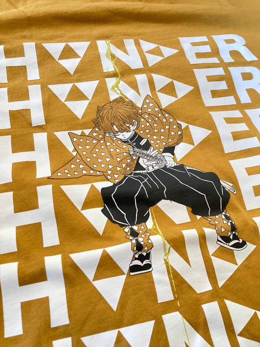 Kyojuro Rengoku Demon Slayer Kimetsu No Yaiba Graphic Anime Uniqlo T Shirt New E - Foto 9