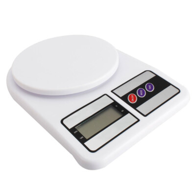 DIGITALE ELEKTRONISCHE KÜCHENWAAGE LCD VON 1GR BIS 7KG SF400 TARA-TASTE HAUS