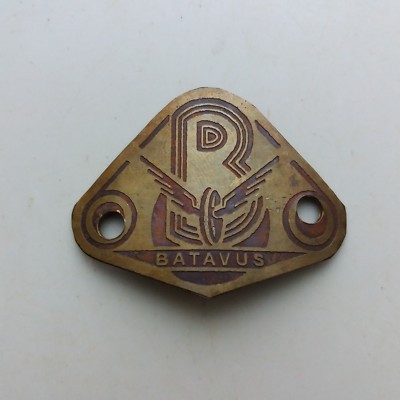 Ancien insigne tête badge Batavus années 70 60 cadre vélo ERoica