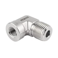 FITOK 316 SS 90° Street Elbow 3/8 FNPT x 3/8 MNPT 5600 psi, SS-PSE-NS6