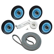 Samsung DV40J3000EW/A2 DV40J3000GW/A2 DV410AEW/XAA Dryer Roller Belt Repair Kit