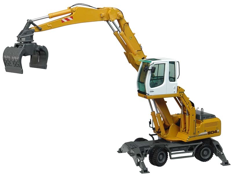 LIEBHERR ホイール式油圧ショベル A904(1/50)リープヘル NZG NZG 683 Liebherr A904 High-Rise Wheeled Material Handler