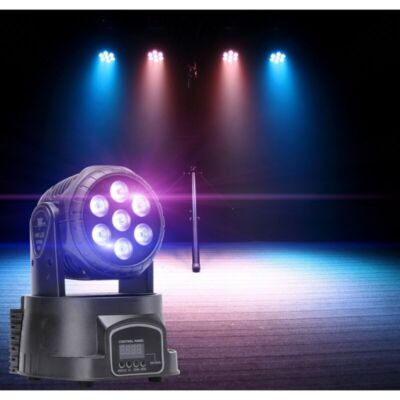 RGBW 105W 7 LED Moving Head Bühnenlicht DMX Disco Party Show Beleuchtung DHL