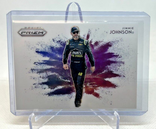 Jimmie Johnson #1 2023 Panini Prizm NASCAR Color Blast card