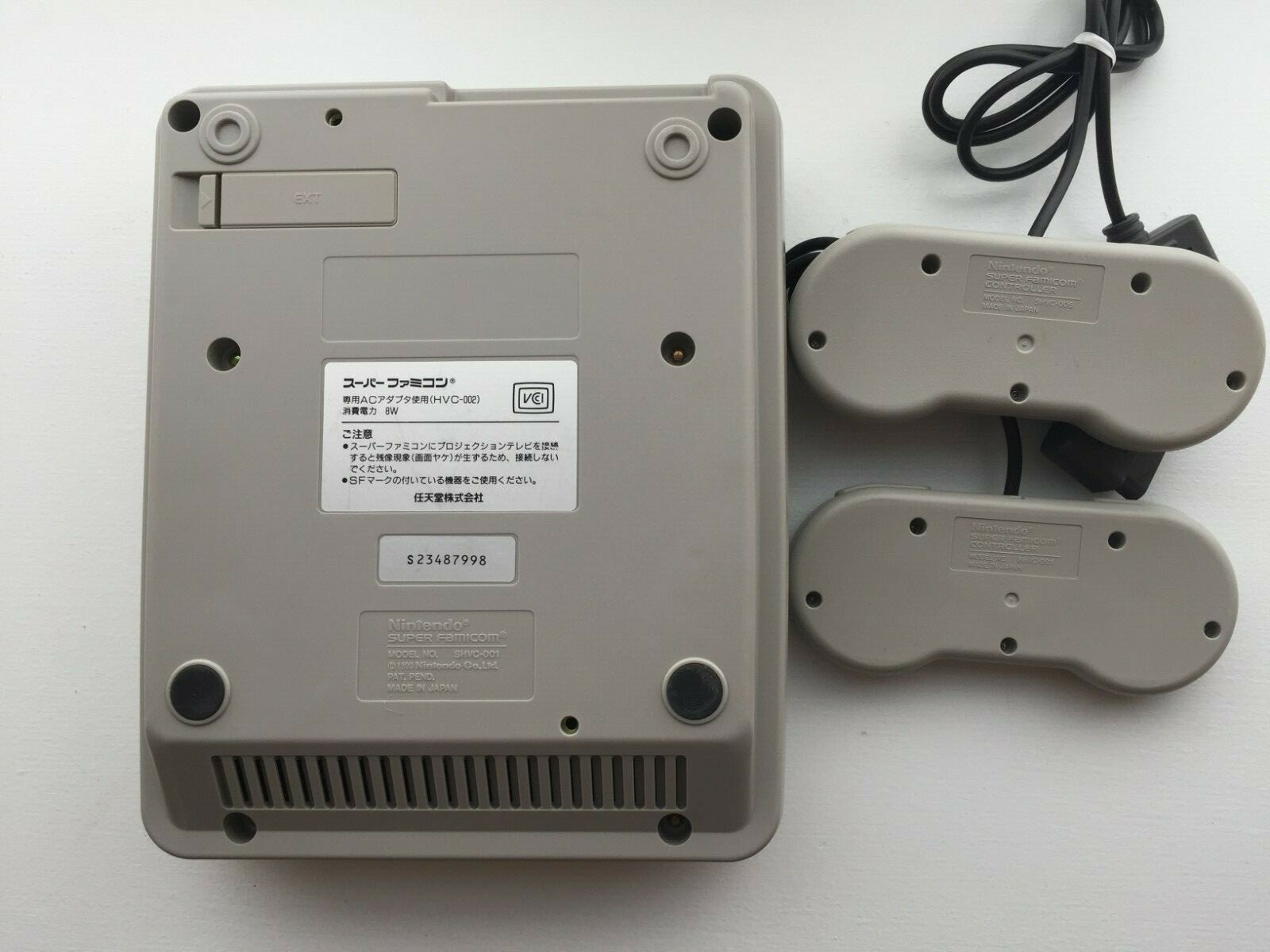 Nintendo Super Famicom Console Controller x2 SNES Japan Import - Tested ...