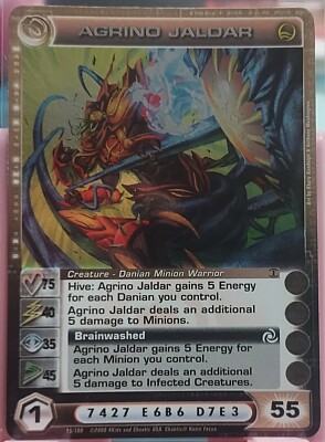 Chaotic Agrino Jaldar 15/100 ROTO 1st Edition Foil Rare Random Stats 
