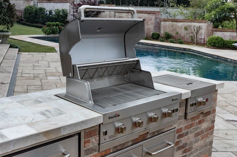 Char Broil Medallion Side Burner Outside Kitchen Charbroil - Main Image