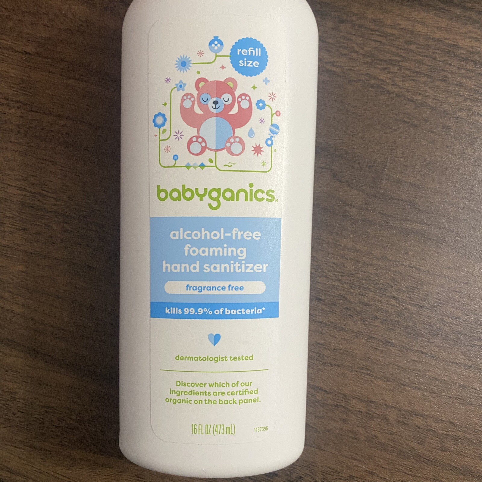 Babyganics Foaming Hand Sanitizer Refill, Alcohol & Fragrance Free, 2