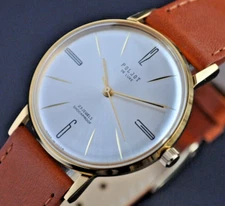 NOS Poljot De LUXE Extra SLIM Watch Men's Vintage   Case Stainless Steel 