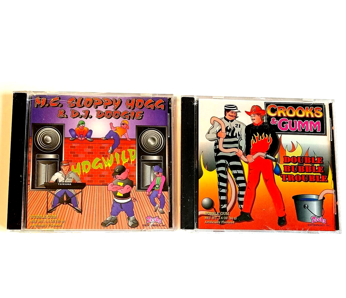 Zeebs CD's Original Bubble Gum Disc Hogwild - Crooks & Gumm 1996
