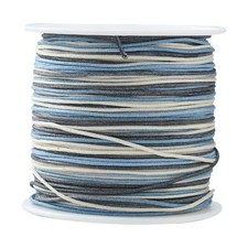 50 Yards Blue Gray Thread Knotting Cord for Braiding Bracelets Necklaces Crafts