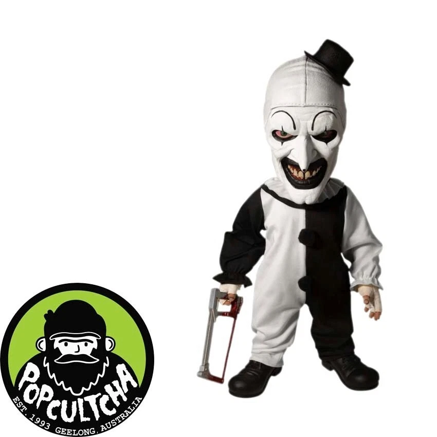 Mezco Damien Leone Terrifier Art The Clown 10" Mega Scale W/ Sound Action Figure