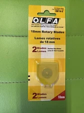 Olfa Rotary Blades 18 mm 2 Pack RB18-2