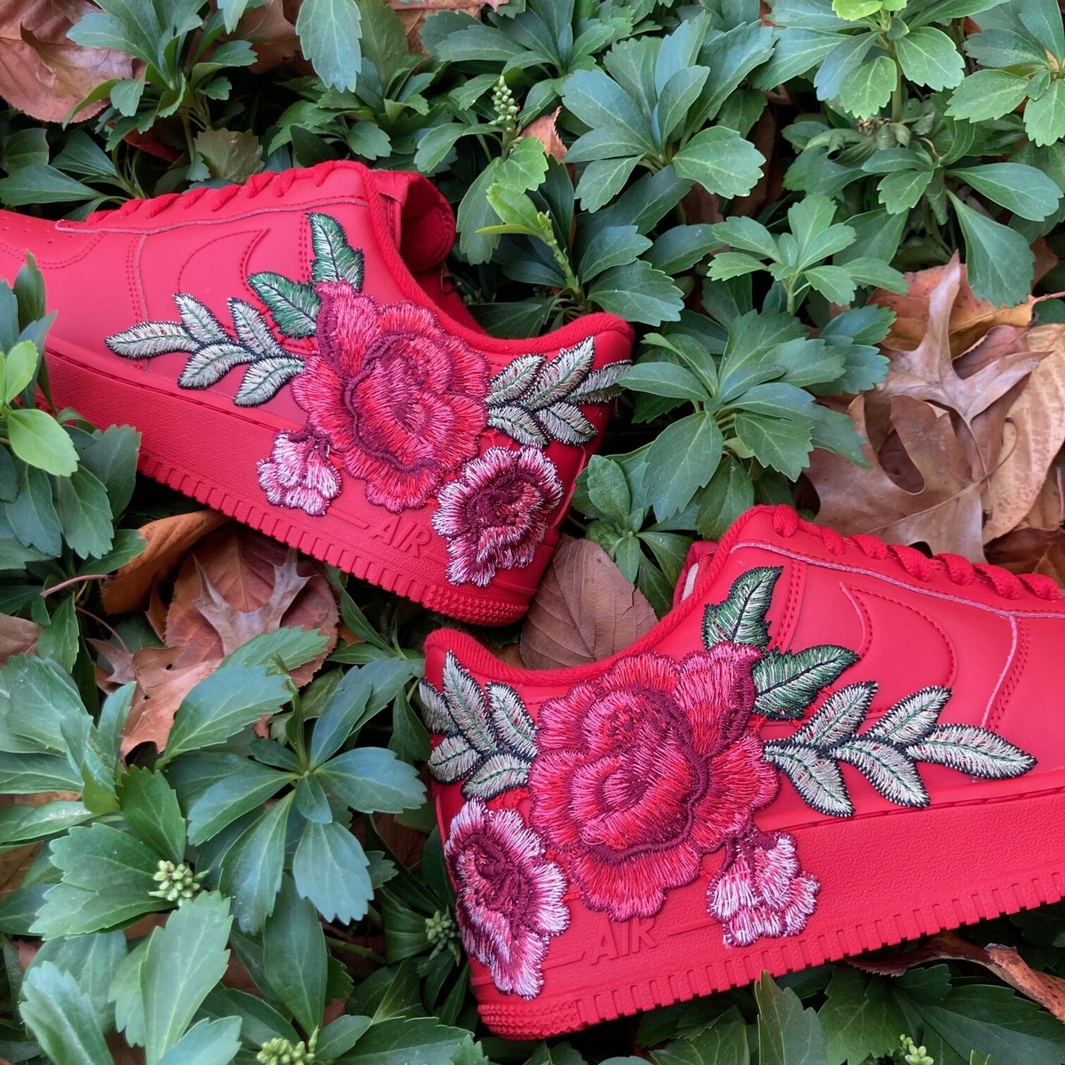 NIKE AF1 ロープカスタム 刺繍 ピンク 28 エアフォース1 ピンクロープレース AF1カスタム - Etsy 日本