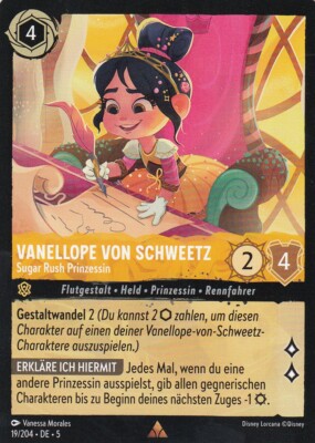 Vanellope von Schweetz - Sugar Rush Prinzessin (V.1)  5SSK-019 Disney Lorcana