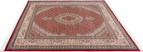 Tabriz Medallón Machine Woven Rug Persian Various Sizes - Rug, Carpet, Red - Picture 23 of 35