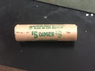 1954 S Roosevelt Dime  ROLL S - BU - Uncirculated - SILVER BR. Uncirculated