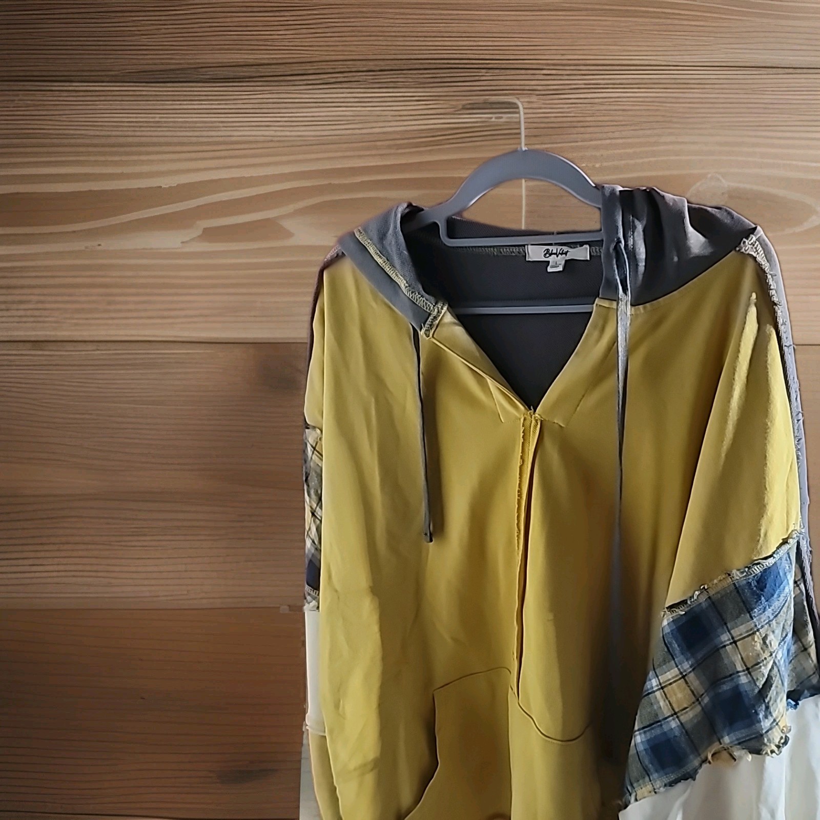 Pullover Lightweight Sweater  Patchwork Pattern  … - image 2