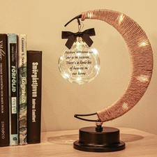Memorial Moon Lamp Sympathy Gifts For Loss Of Mom Father Loved One In Memory Of