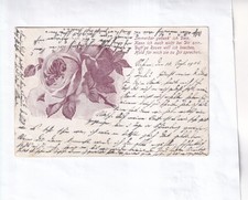 G2322 BLUME ROSE Glückwunschkarte Ansichtska...