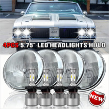 4pcs 5 34 5.75 Round Led Headlights Hilo Drl Projector For 442 98 F85 Cutlass