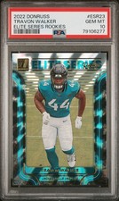 2022 PANINI DONRUSS ELITE SERIES ROOKIES #ESR23 TRAVON WALKER PSA 10