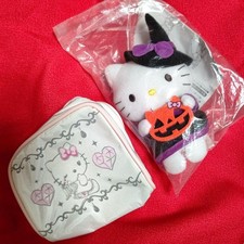 Hello Kitty Halloween Costume Clear Pouch Set, Unused, 14