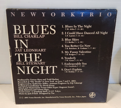 New York Trio Bill Charlap Jazz Piano - Blues In The Night CD