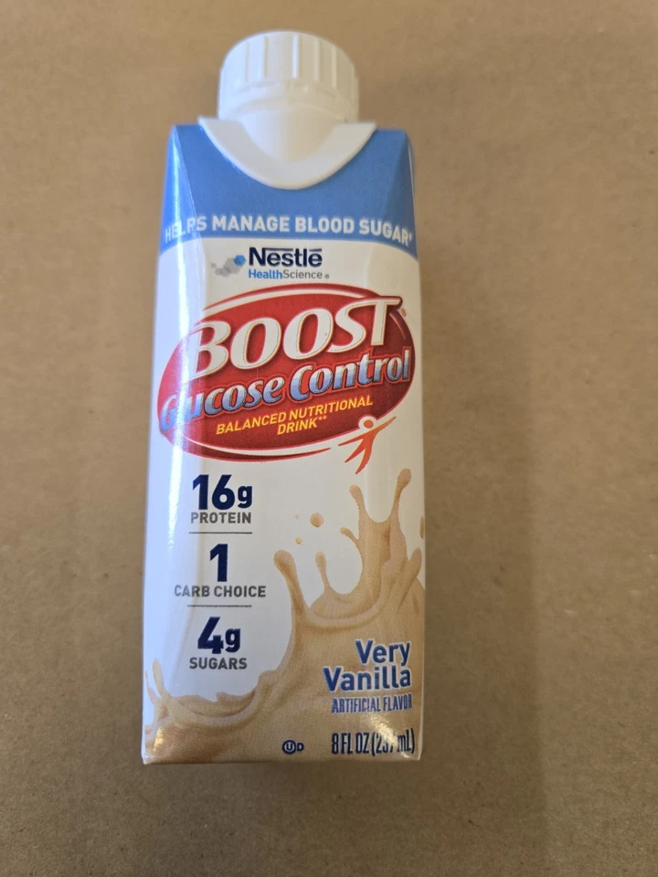 Boost Glucose Control Very Vanilla 8oz, Case Of 24 ,  Expires Feb 8, 2026 - Image 2 of 4