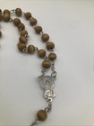 Scented Wood Beaded Catholic Rosary With Case — photo 4