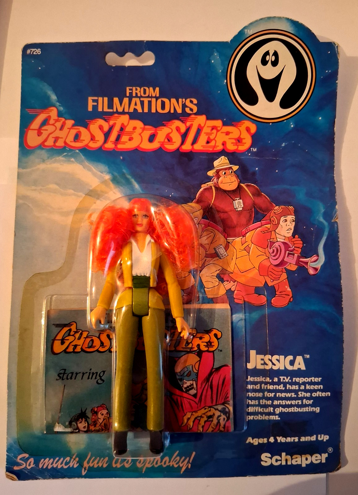 Figurine JESSICA Ghostbusters 1986 Schaper rare ITEM726 de collection