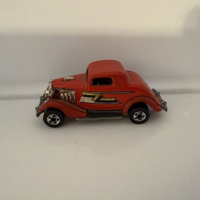 Hot Wheels Blackwall 1986 ZZ Top 3 Window '34 Ford Coupe Red Rock