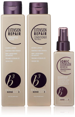 B3 Brazilian Bondbuilder Extension Shampoo/Conditioner/Refresh Trio Pack,28.75 F