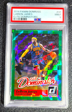 PSA 9 MINT 2014 LEBRON JAMES DONRUSS ELITE DOMINATORS SP /999 G439/6915