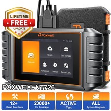 Foxwell NT726 Active Test All System Car OBD2 Scanner Diagnostic OIL EPB BMS ABS