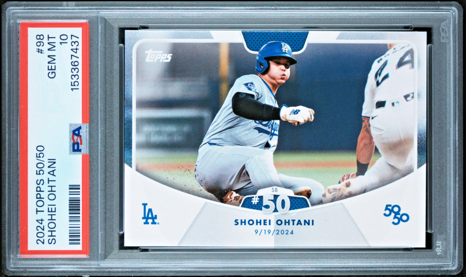 2024 Topps Shohei Ohtani 50/50  50 SB  #98 PSA 10