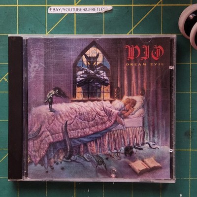 Used Music Audio CD Dio Dream Evil Album Ronnie James Warner Bros 1987 25612-2