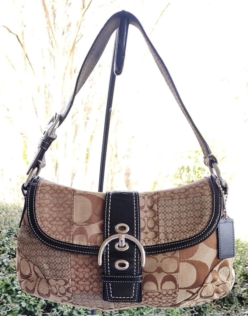 Coach Patchwork Snap Leather Exterior Bags & Handbags for Women