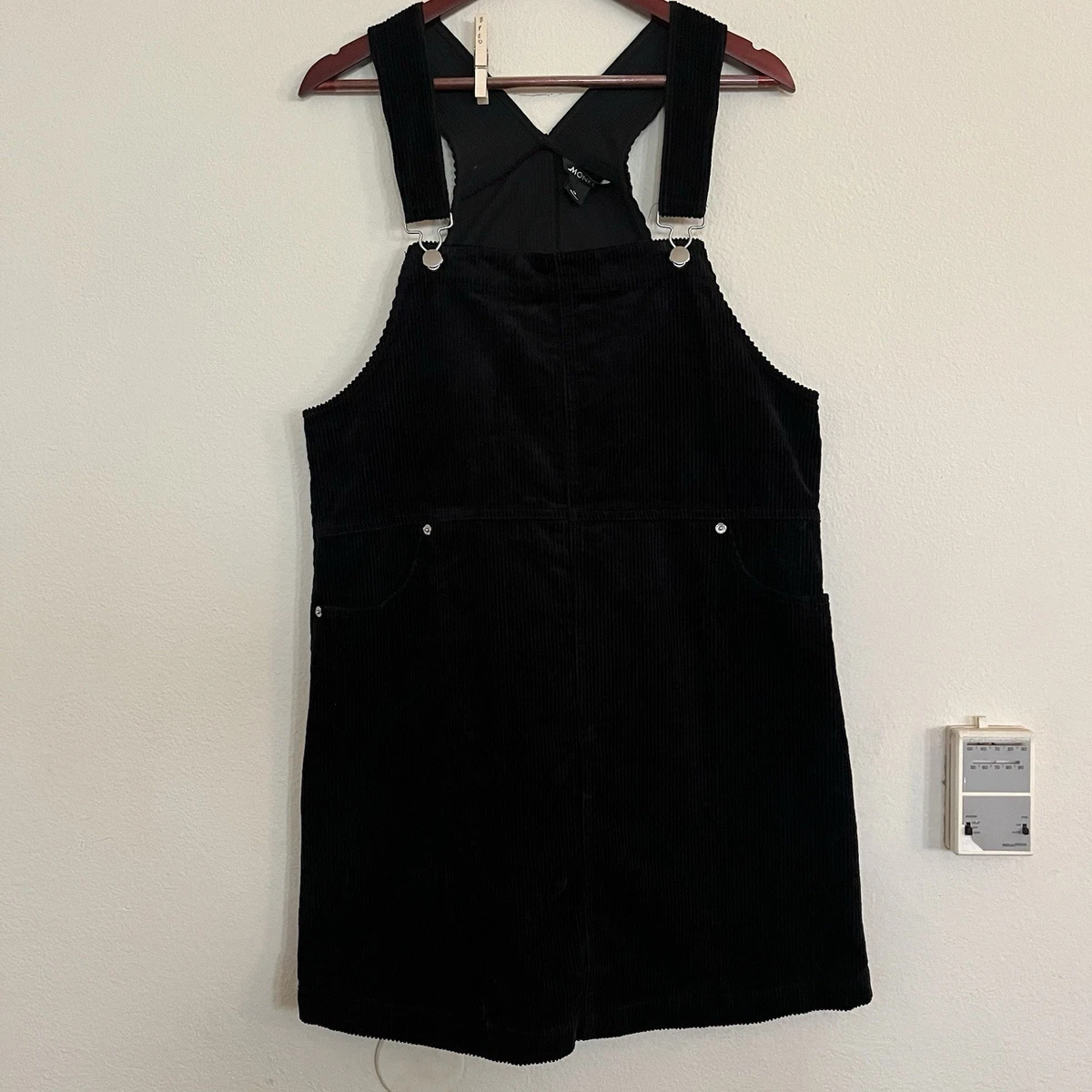 Corduroy Dresses Black Overall Dress for sale | eBay