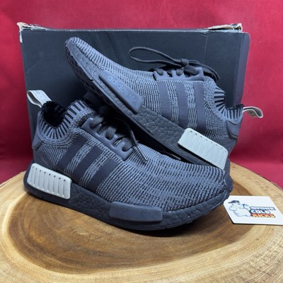 Adidas NMD R1 AQ1248 Black Olive PK Running Sneakers Mens Size 7.5 Boost |  eBay