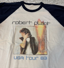 ROBERT PLANT Vintage 1983 XL Tour Shirt Raglan FREE SHIP! Led Zeppelin