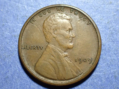 1909-VDB Lincoln cent  XF