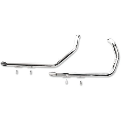 Paughco Drag Pipes 2-Into-2 Exhaust System - 719-3-40 For Harley Sportster