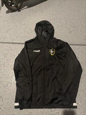 Black Capelli Sport Uptown Rain Jacket Men’s M Black Waterproof Hooded Jacket