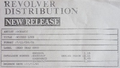 Oceanic - Wicked Love (12'', W/Lbl)