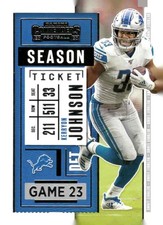 2020 Panini Contenders #68 Kerryon Johnson